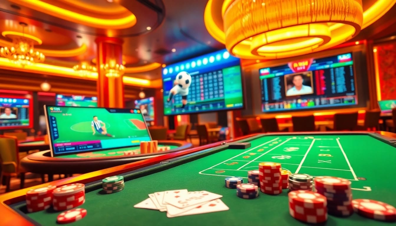 Engaging online casino experience showcasing sports betting at https://rr88.auction/ with vibrant visuals.