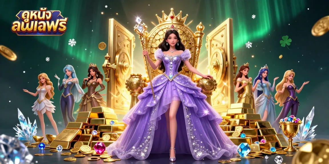 Engage with ดูหนังออนไลน์ฟรี while exploring treasure-filled gambling scenarios featuring glamorous casino elements.