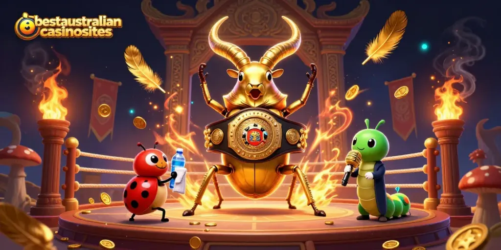 Experience the thrill at bestaustraliancasinosites with our vibrant PayID casino illustration.
