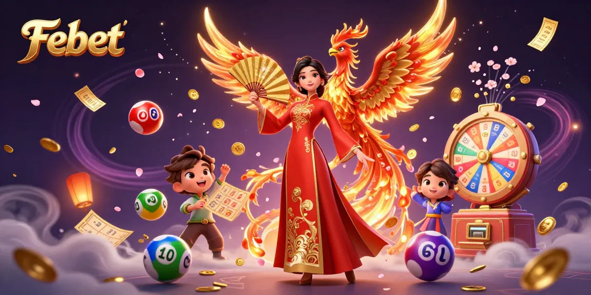 Engage with Febet's thrilling lottery experience, featuring vibrant games and dynamic visuals.