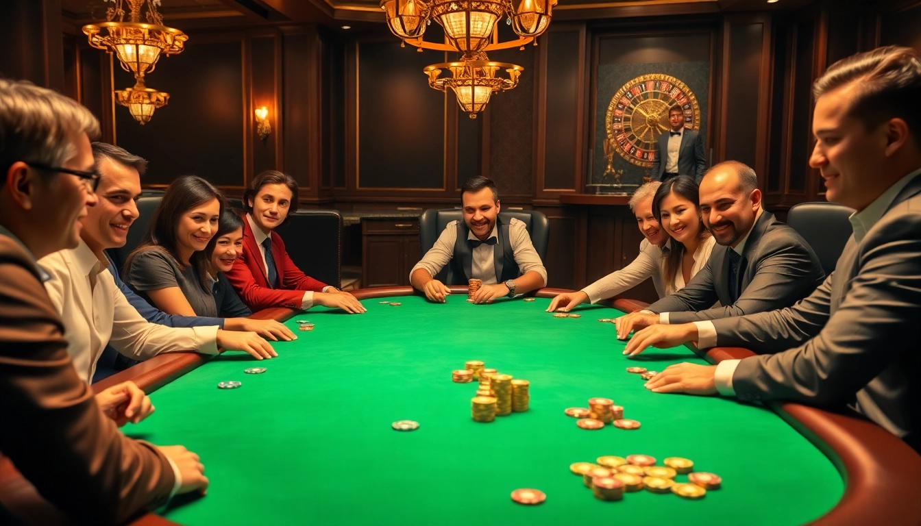 Engage with high-stakes poker at 88I, featuring luxurious chips and an elegant table atmosphere.