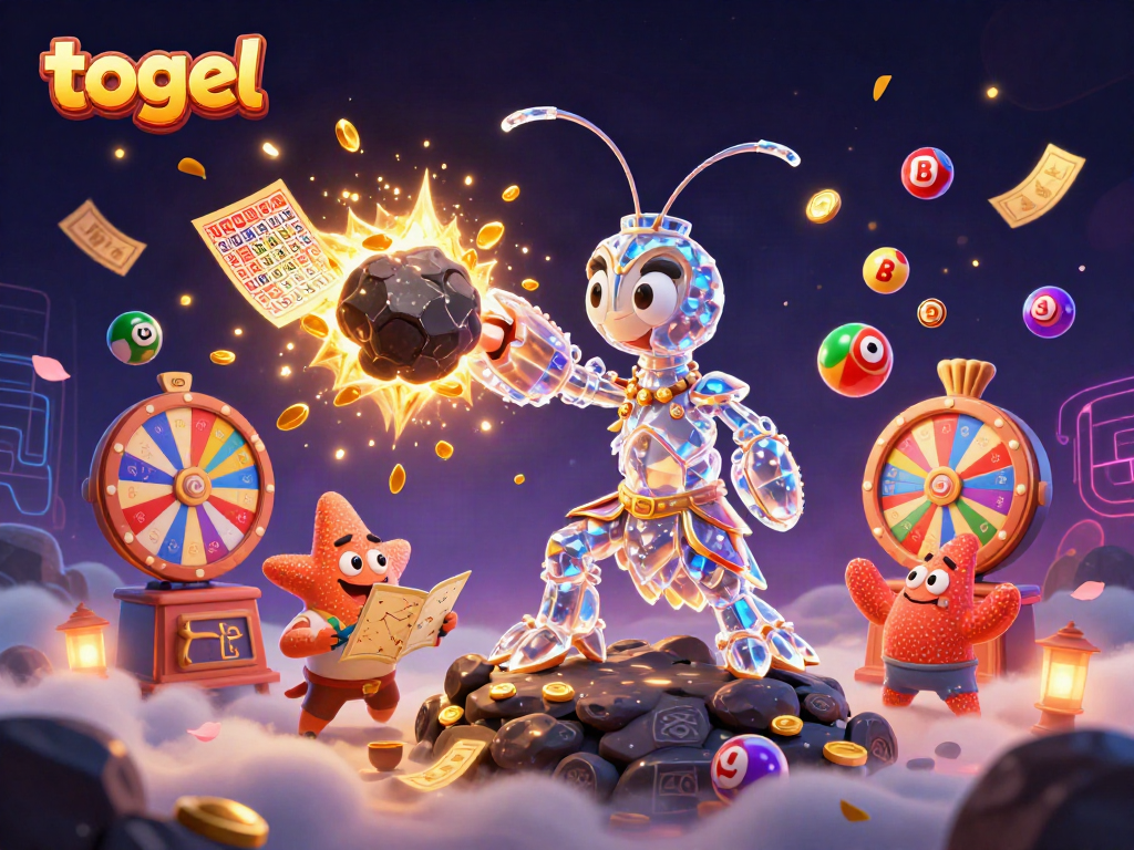 Engage in thrilling togel action with vibrant elements and dynamic lottery themes in this immersive scene.