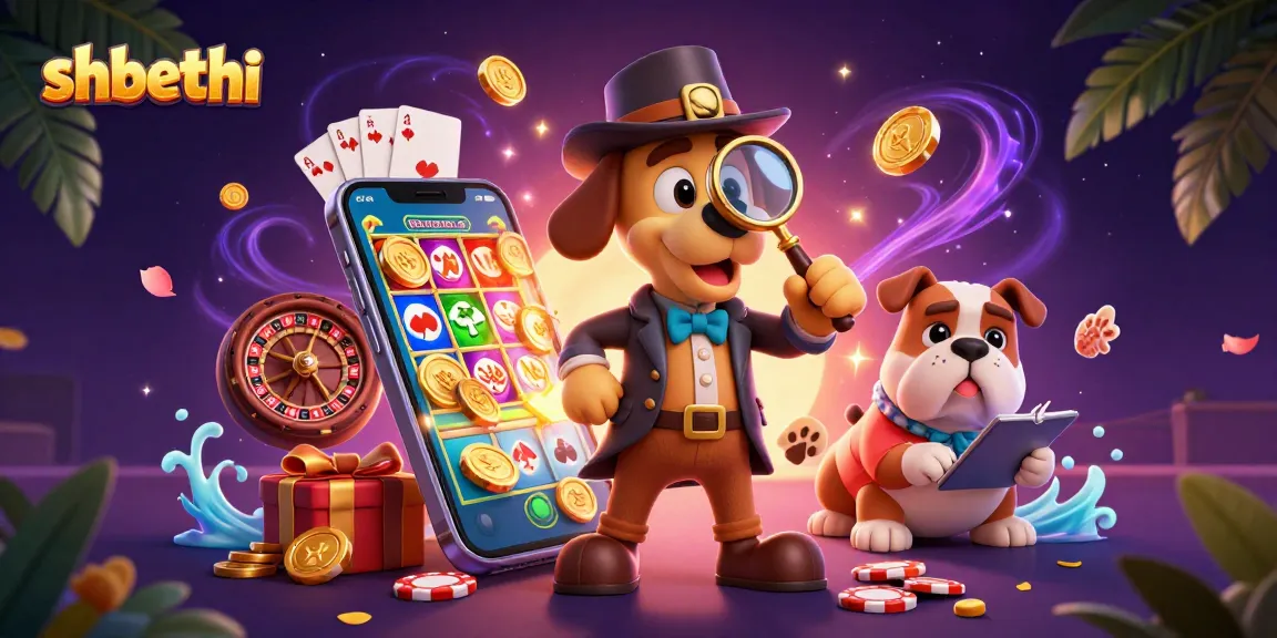 Join shbethi in a vibrant casino adventure with a detective and his companion discovering treasures.