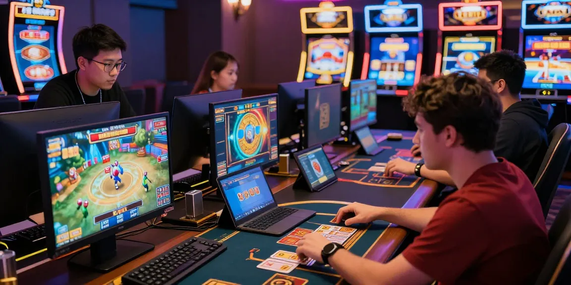 Engaging players enjoying game bài đổi thưởng online with enthusiastic atmosphere and vibrant graphics