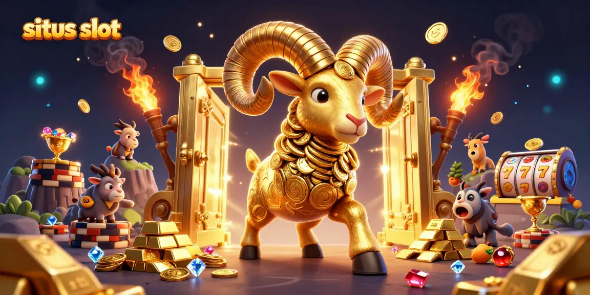 Menangkan pengalaman bermain di situs slot dengan ram emas megah dan elemen kasino yang menakjubkan.
