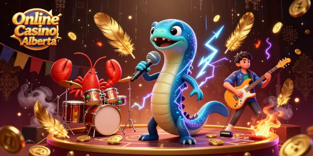 Engage in thrilling experiences at Online Casino Alberta with vibrant characters and rich casino elements.