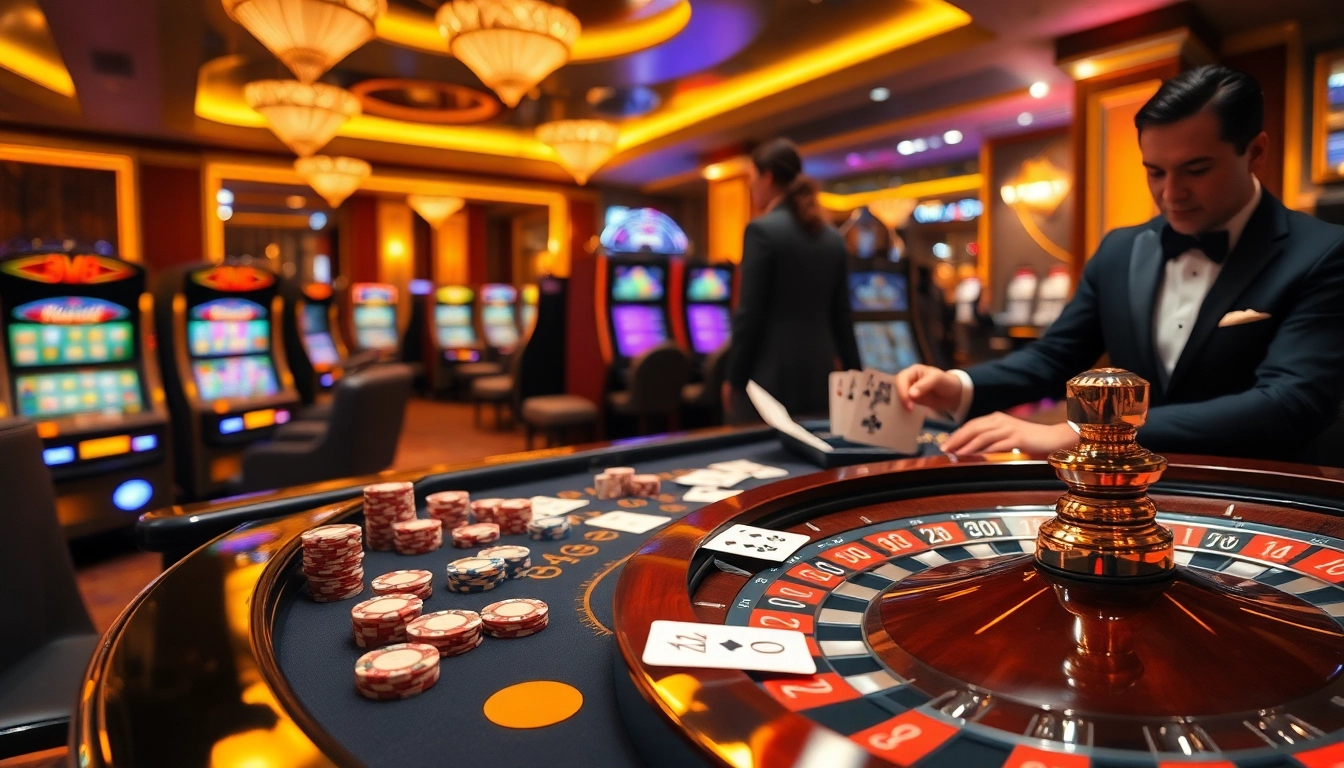 Experience the thrill of casino ok8386 with vibrant gambling tables and exciting gameplay.