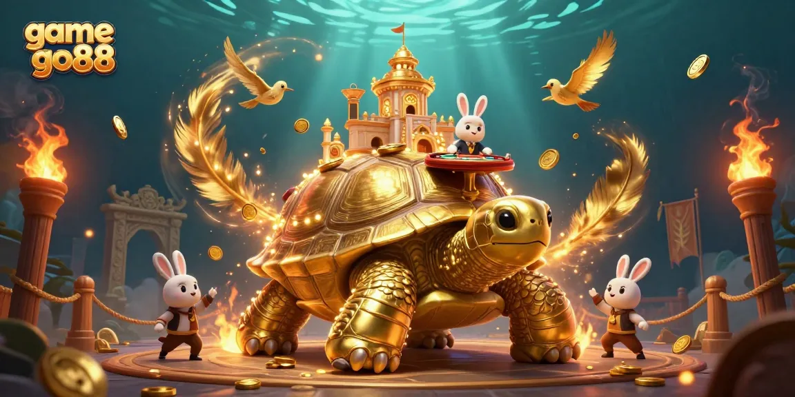 Experience thrilling gameplay with game go88, featuring a vibrant casino scene with whimsical characters.