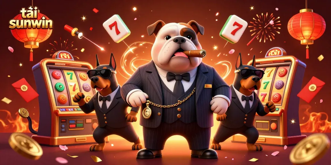Engage in the thrilling world of tải sunwin with a vibrant 3D casino scene featuring colorful slot machine elements.