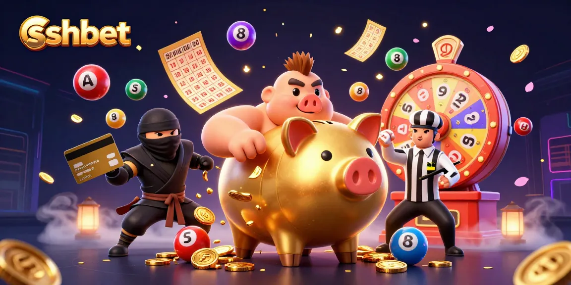 Bet big and win with SSHBET’s exciting casino promotions illustrated in a vibrant 3D scene.