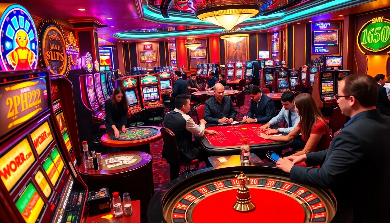 Engage in thrilling gameplay at https://www.2ph222.com/ with vibrant casino scenes and diverse players.
