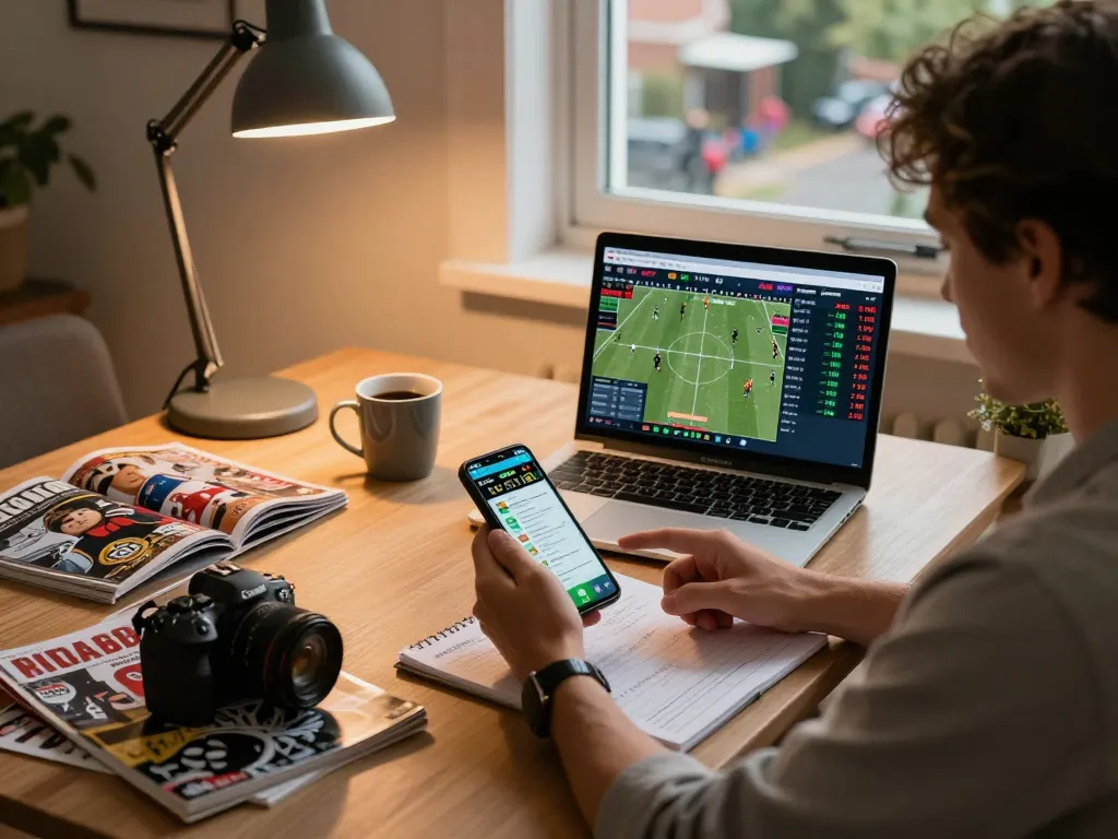 NET88 user engaging in strategic sports betting on mobile app, showcasing dynamic odds and live feeds.