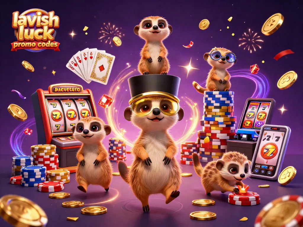 Win big with lavish luck promo codes while meerkats run the casino