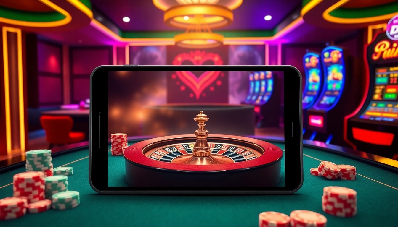 Experience the thrill of xocdia88 with colorful casino games, chips, and an inviting atmosphere.