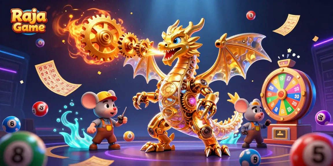 Spin the colorful lottery balls and win rewards on Raja Game's vibrant platform.