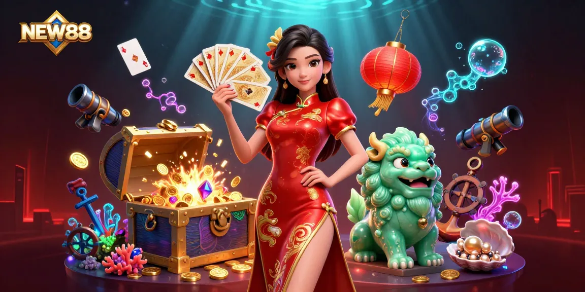 Experience the thrill of NEW88 casino with stunning visuals of games and winning moments.