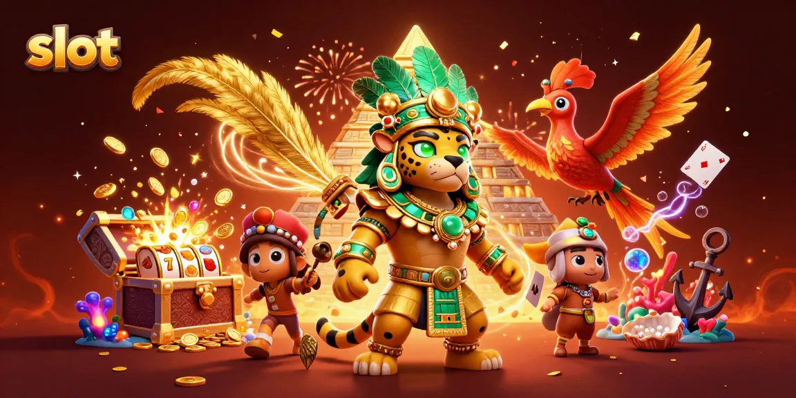 Spin the slot reels featuring vibrant fruit symbols and lucky 7s in this colorful 3D casino scene.