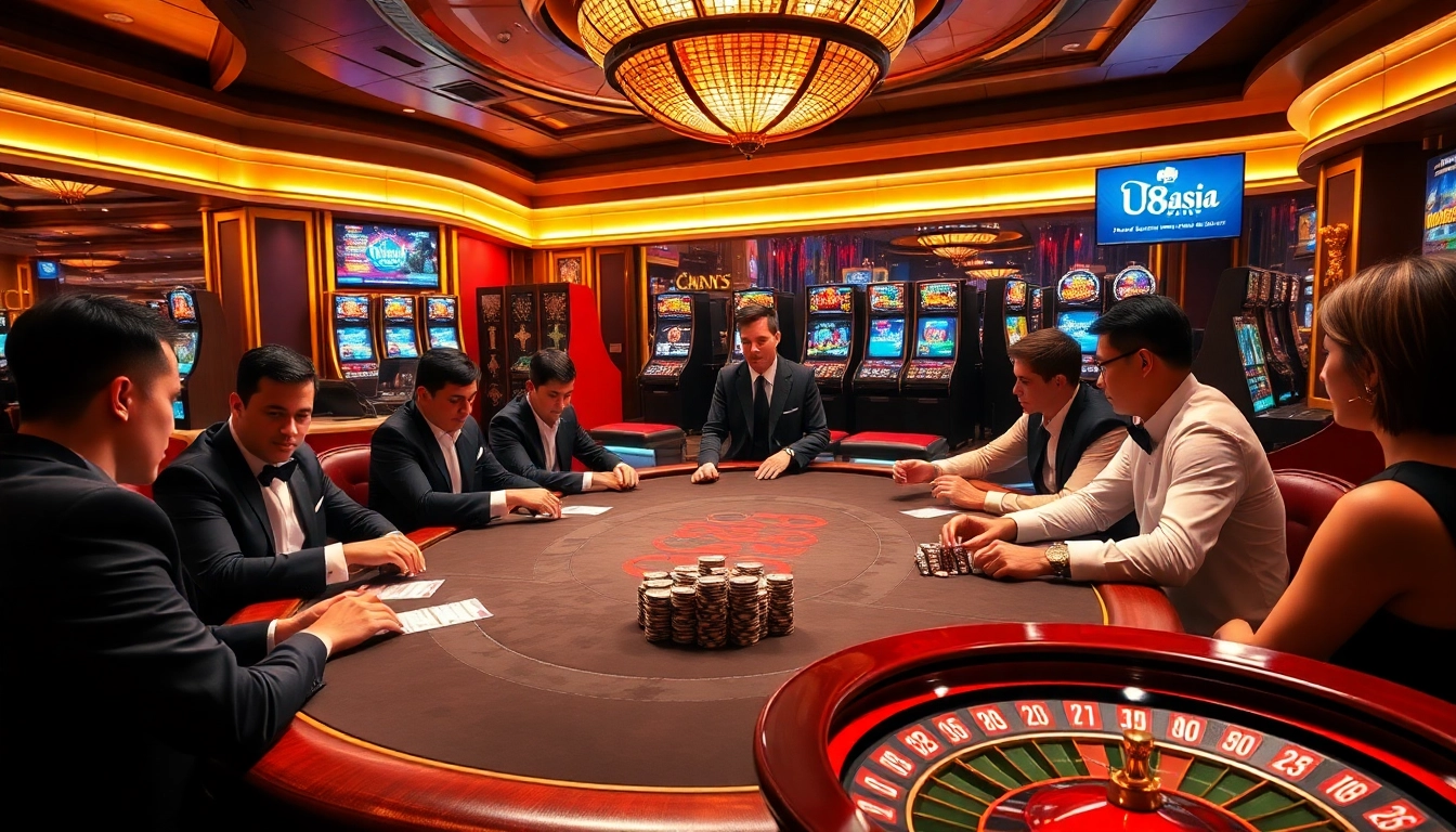 สัมผัสความตื่นเต้นกับเกมสล็อตและเกมจาก https://u8asia.biz/ ในบรรยากาศคาสิโนหรูหรา