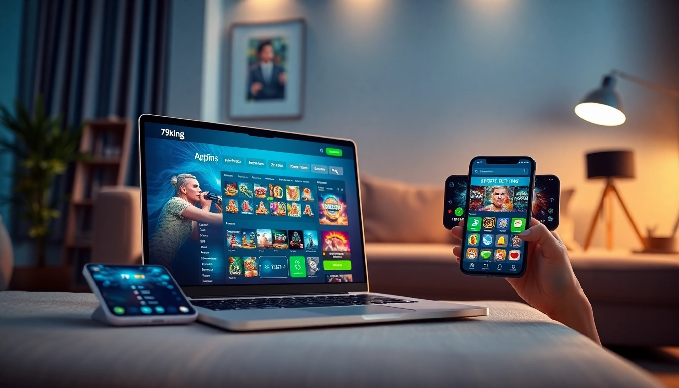 Experience the exciting world of online betting with 79king on modern devices.