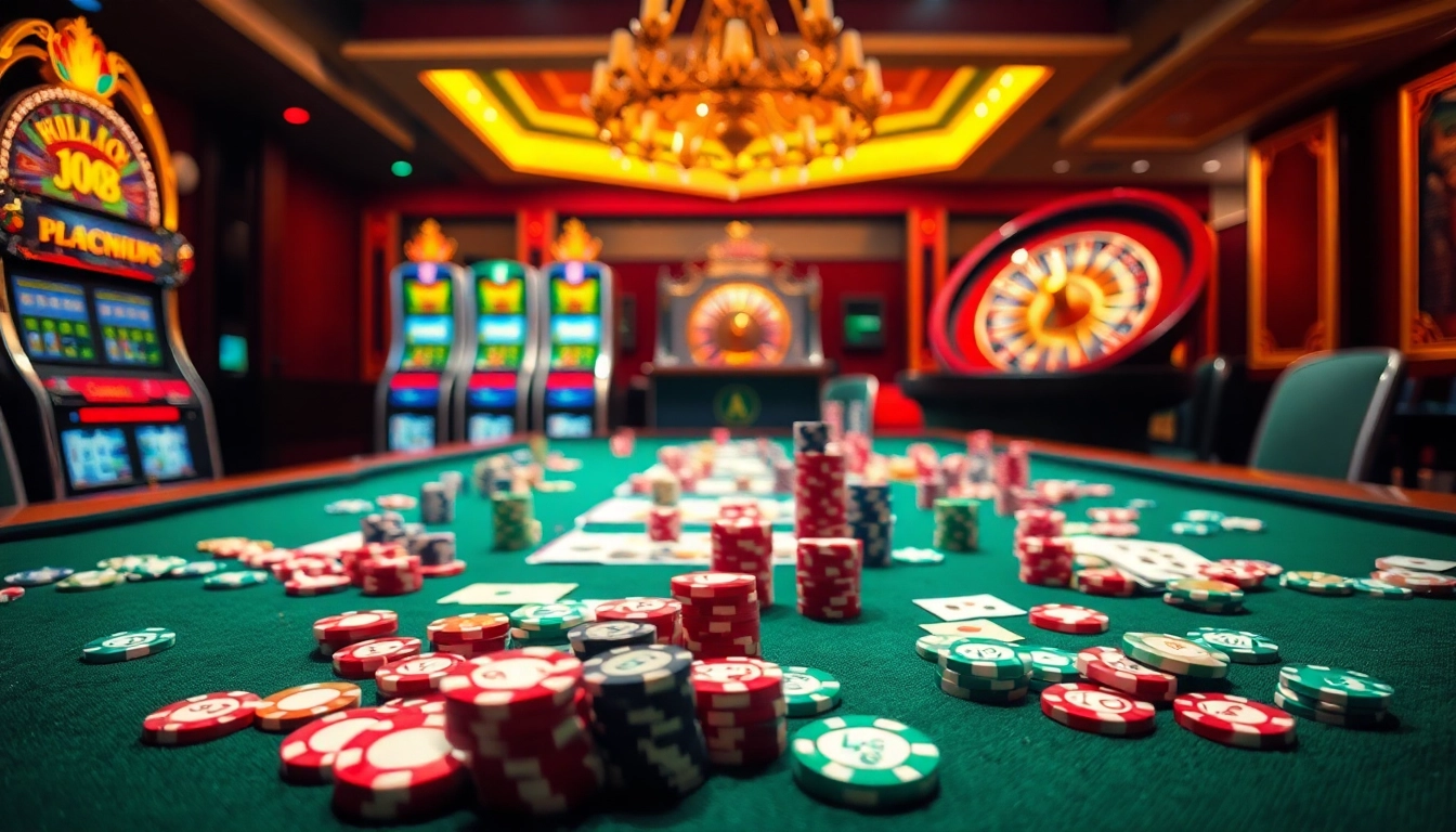 Engage in thrilling gameplay at Hello88's gambling tables, where excitement and strategy meet.