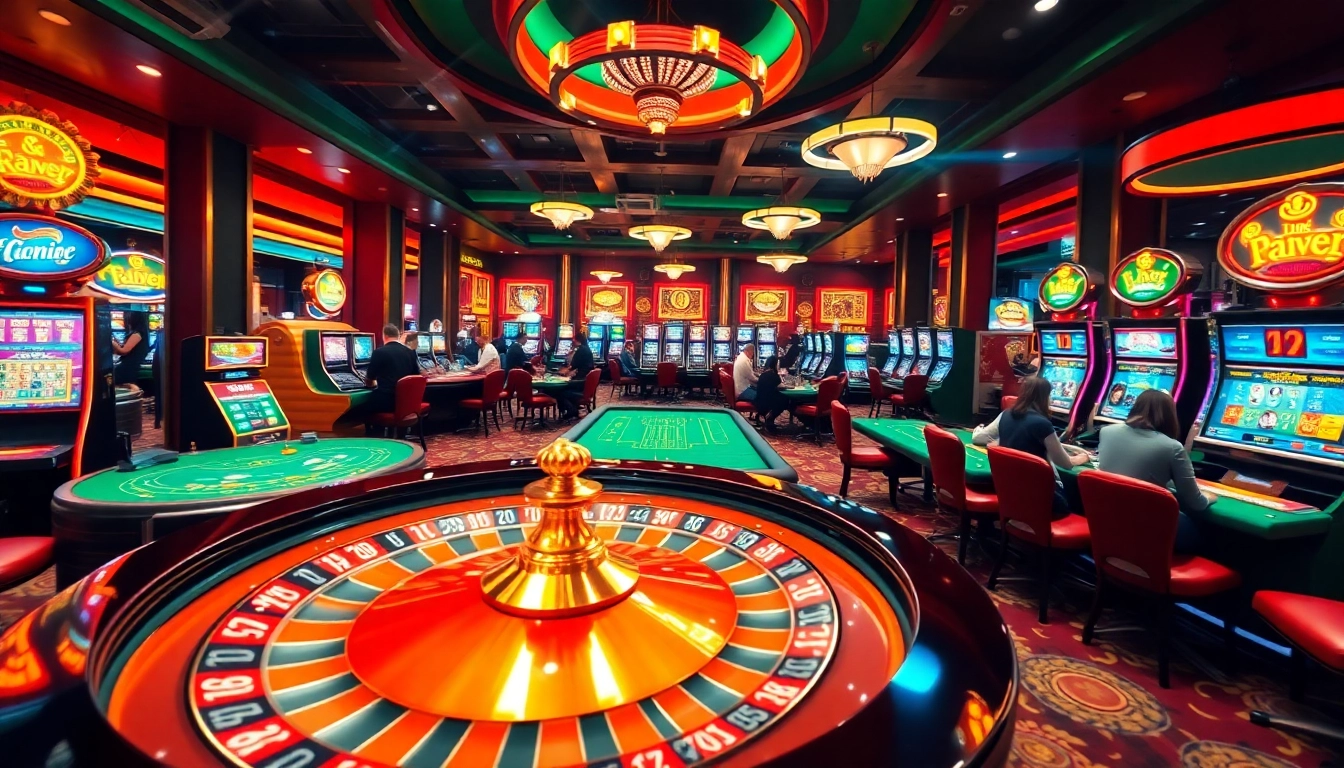 Experience thrilling gambling action at xx88 with engaging tables and bright slot machines.