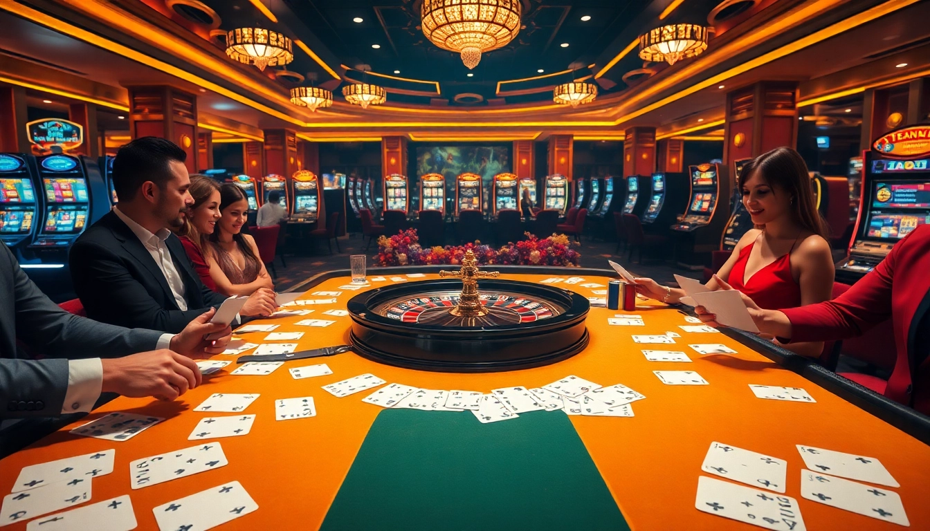 Experience excitement with the c168 game as players engage at a luxurious casino table.