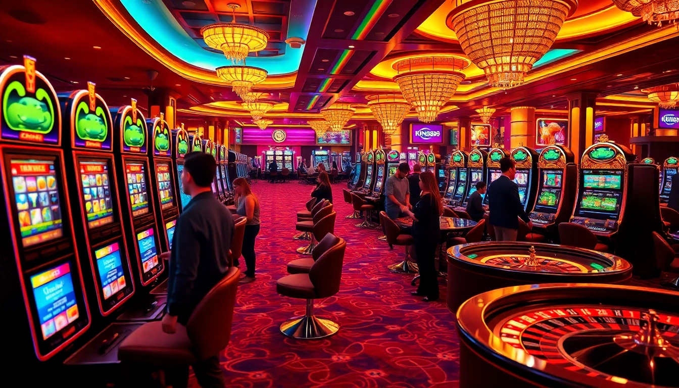 Engage with the exciting world of KING88 slot machines and thrilling casino games.