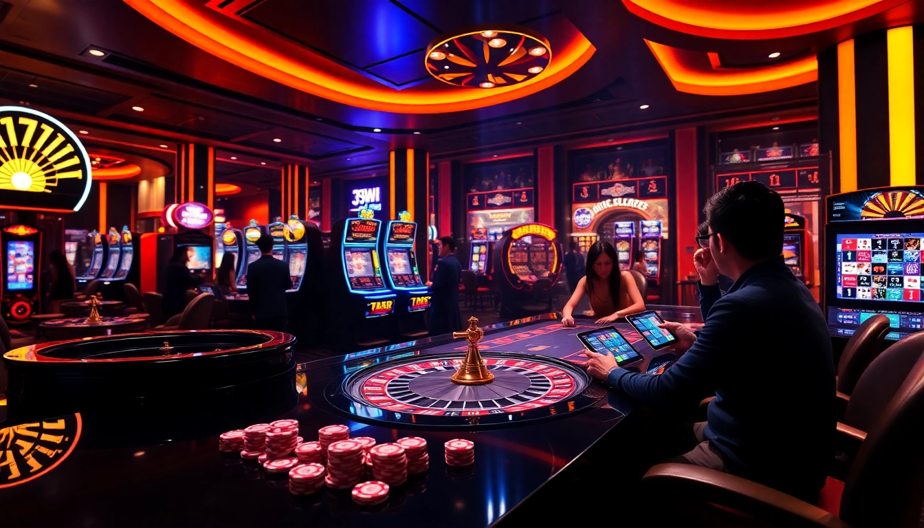 Experience the excitement of 13win online gambling with vibrant casino settings and dynamic betting action.