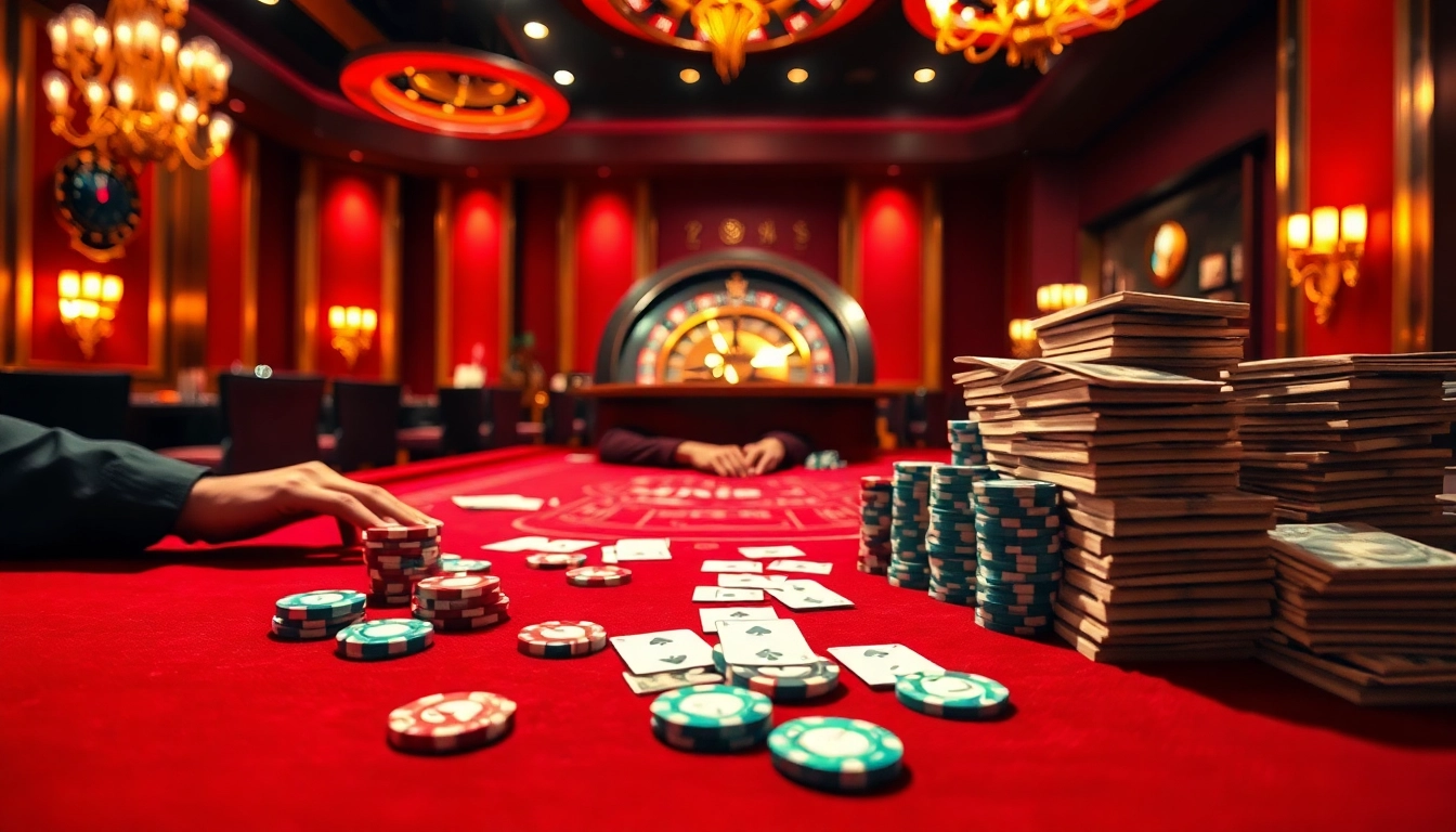 Players enjoying a thrilling game at the casino, featuring elements from https://rr88csn.com/ for an exciting experience.