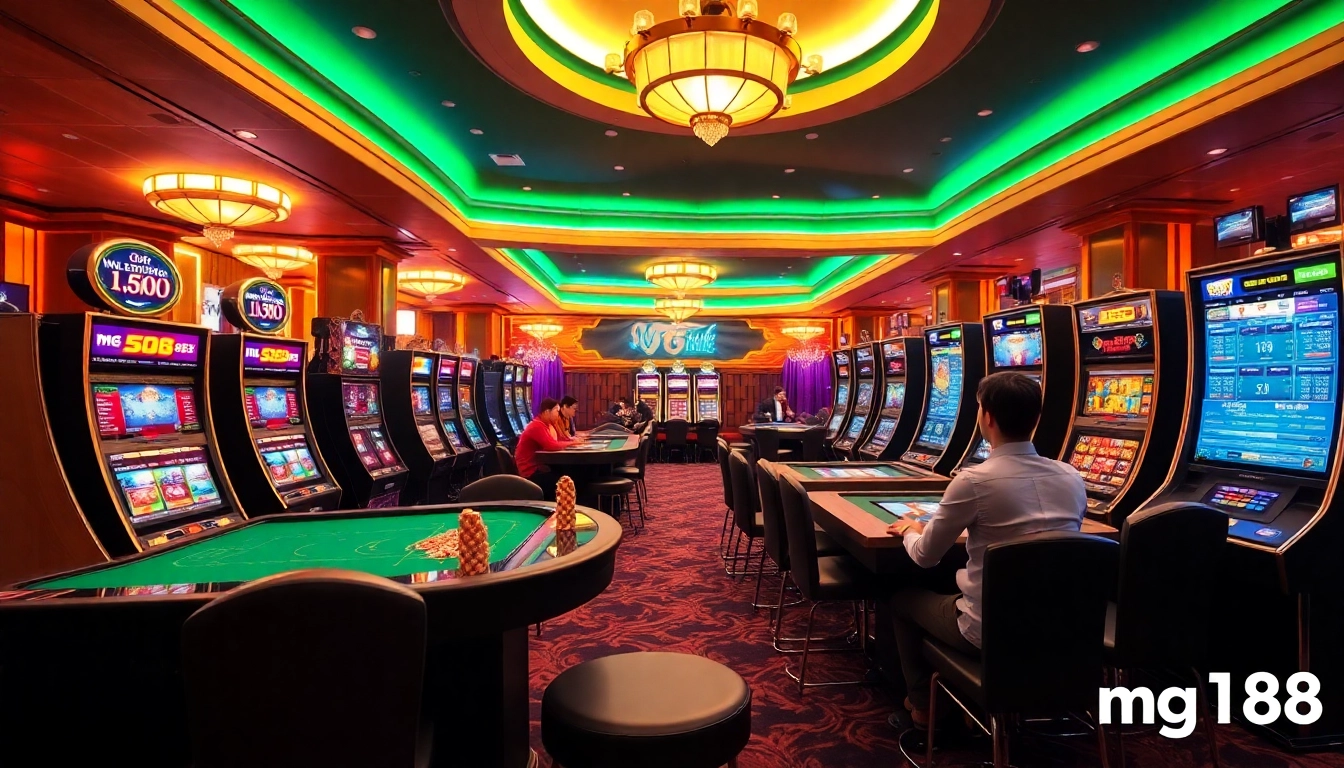 Engage with mg188's immersive online casino experience featuring luxurious tables and dynamic gameplay.