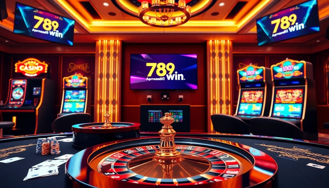 Engaging online gambling experience at https://789win.apartments/ with vibrant casino elements and high stakes.