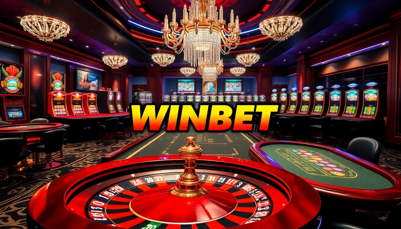 Experience the thrill of WINBET with vibrant casino tables and exciting games.