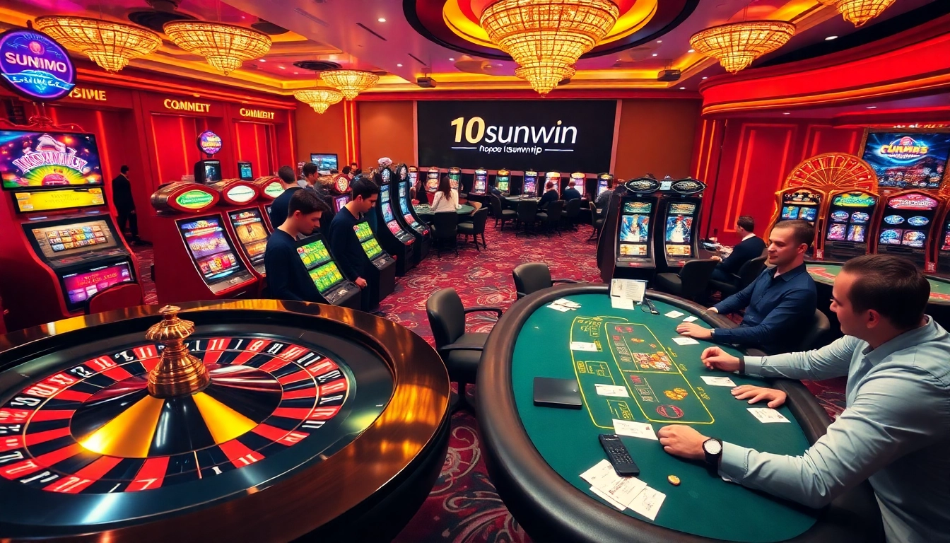 Experience the thrills of gambling at https://10sunwin.vip/ with vibrant slots and high-stakes poker action.