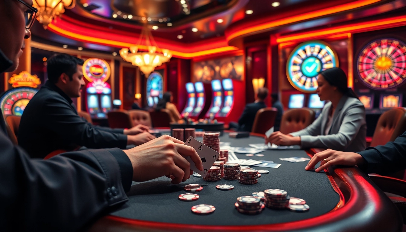 Engage with the excitement of high-stakes poker at s8 casino tables filled with vibrant chips.