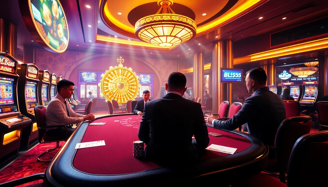 Engage in thrilling casino action at Nhà cái BL555 with vibrant poker games and exciting slot experiences.