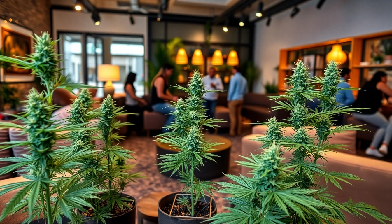 Membres discutant au Club Cannabis Lloret De Mar dans une ambiance conviviale