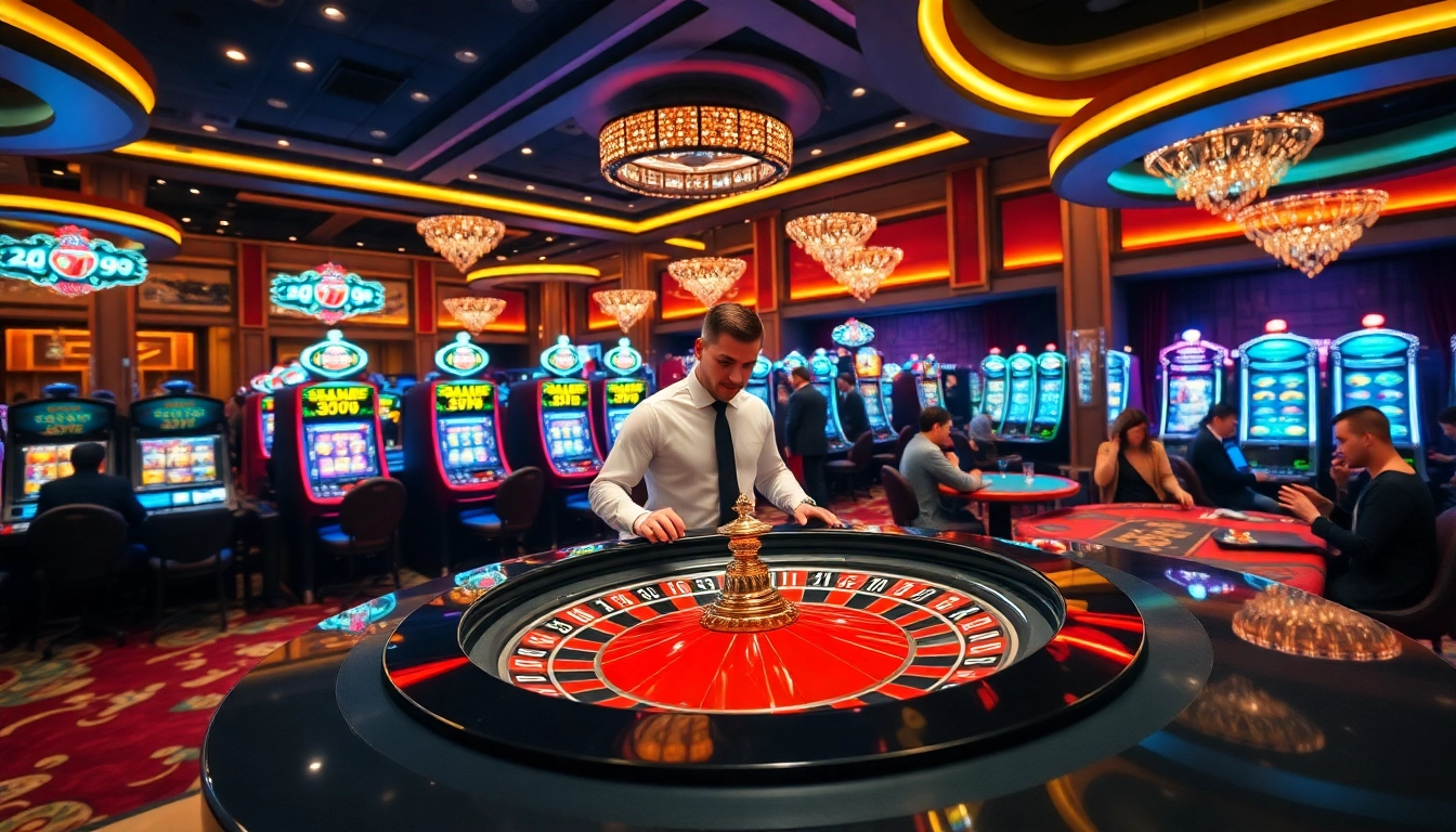 Experience the luxury of GO99 with vibrant casino games and engaging players.