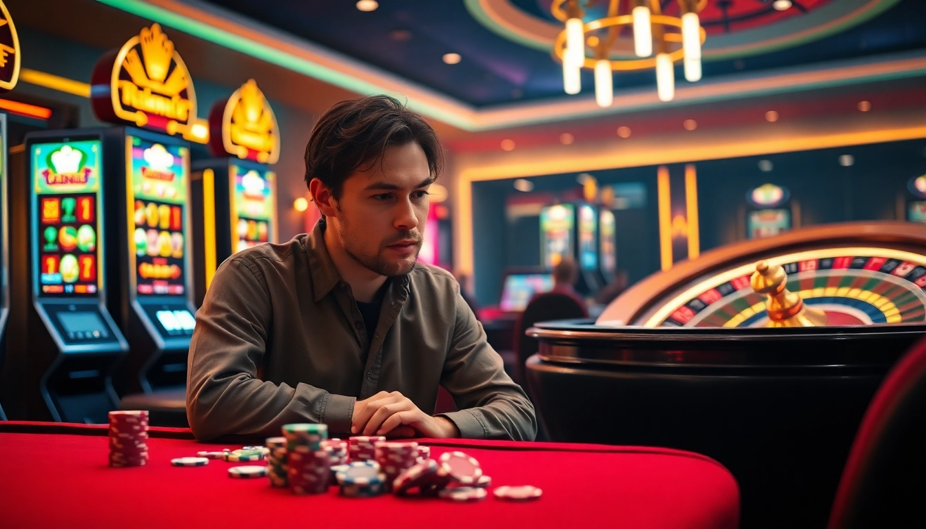 Player engaging with a thrilling online gaming experience at boosterjp casino platform.