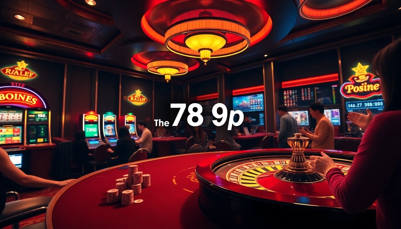 Engage with the thrilling gameplay at 789p, showcasing vibrant casino elements and interactive interfaces.