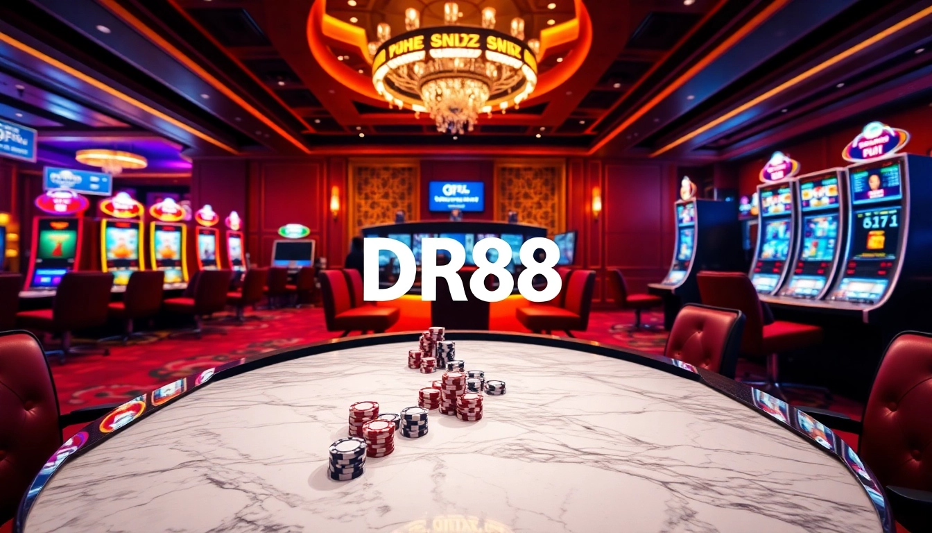Experience high-stakes gaming at DR88's luxurious online casino.