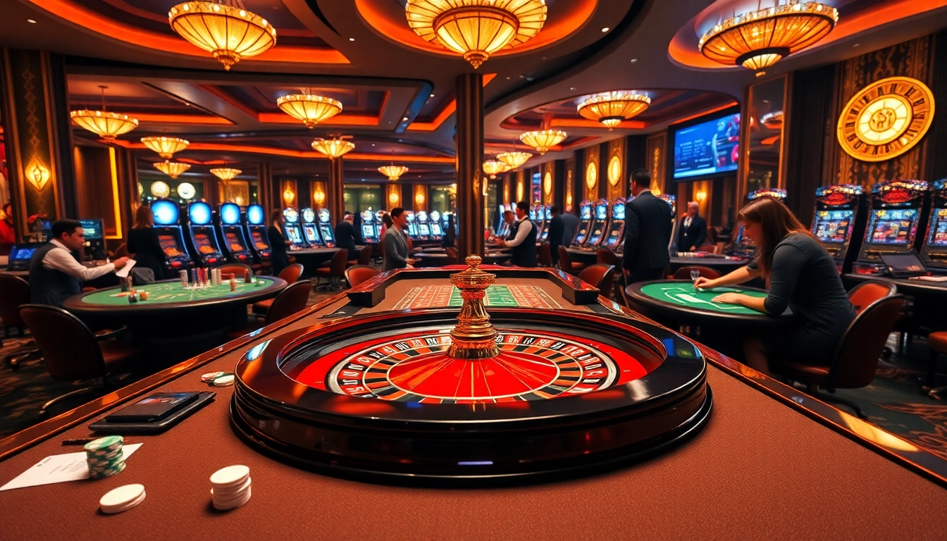 Experience high-stakes action at dn88.tips with vibrant casino tables and engaging players.