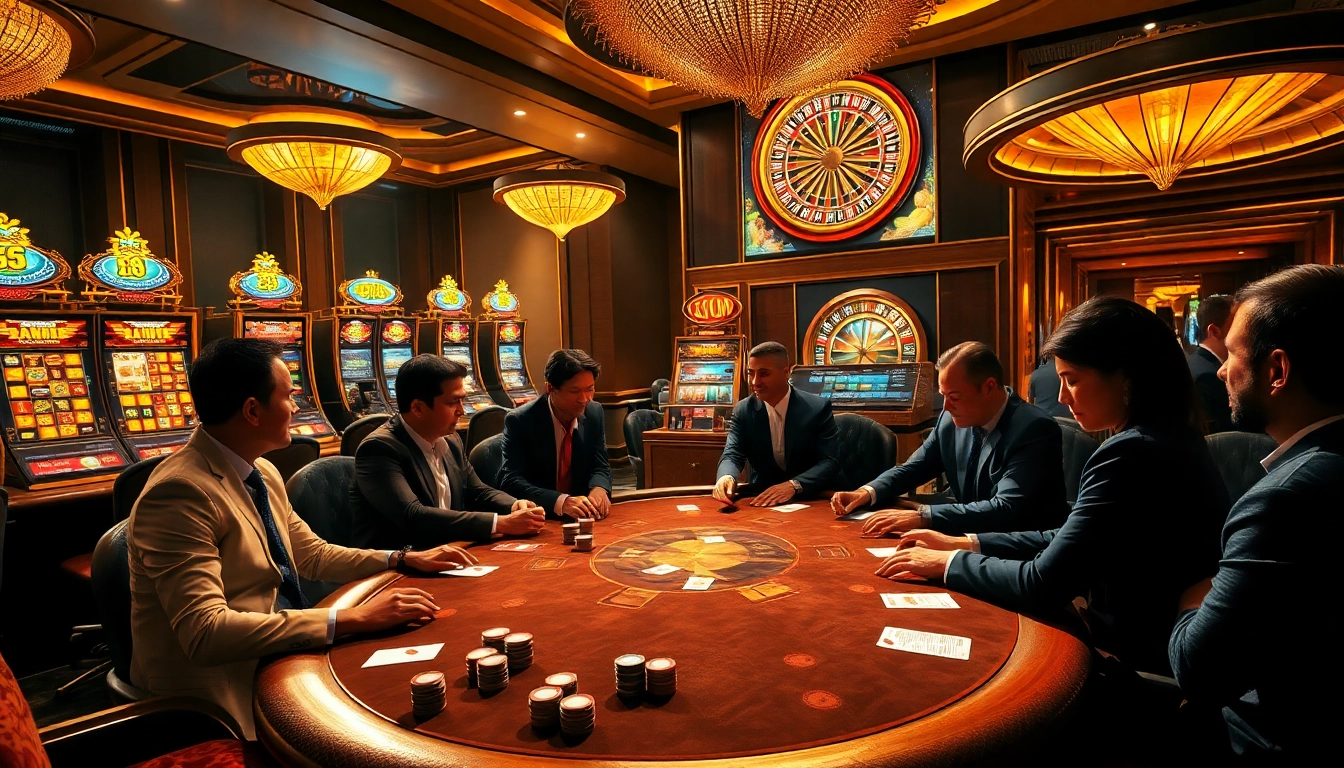 Players strategizing their moves at a high-stakes poker table at https://sx88.site/ casino.