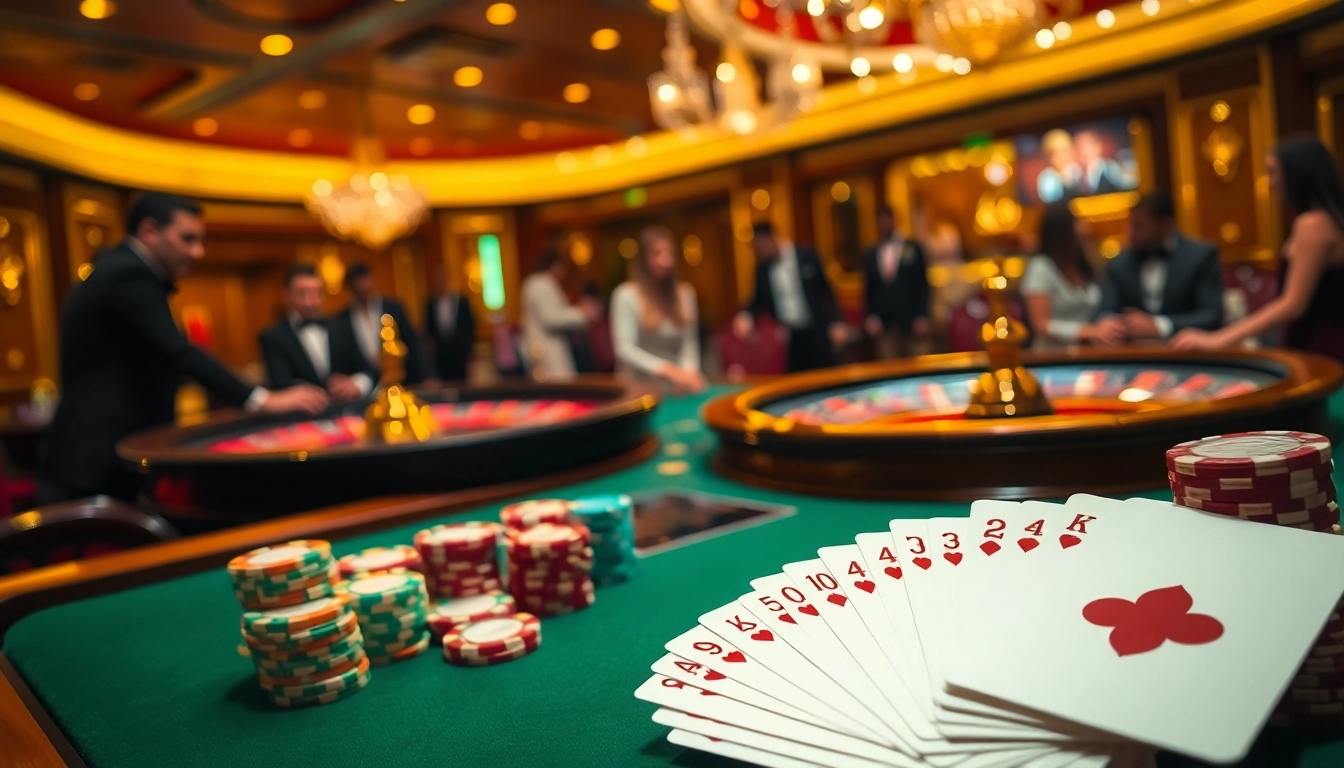 Engaging poker scene showcasing high-stakes action at phsky.ltd casino.