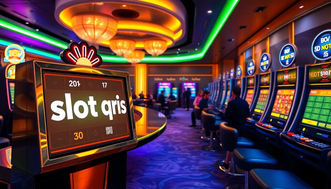 Experience the thrill of slot qris gaming with vibrant machines and a lively casino ambiance.