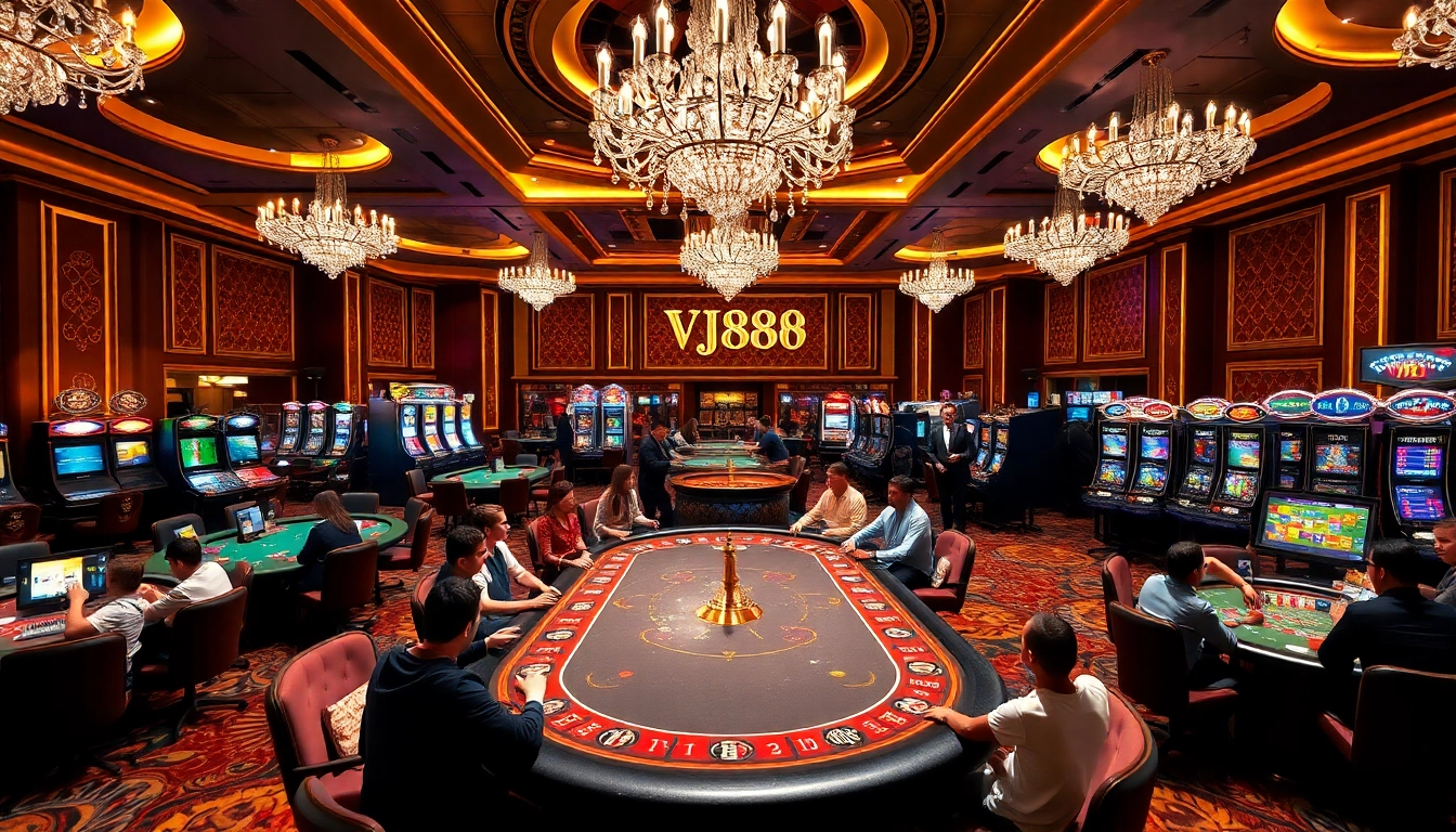 Experience the thrill of VJ88 with exciting casino games and a luxurious atmosphere.