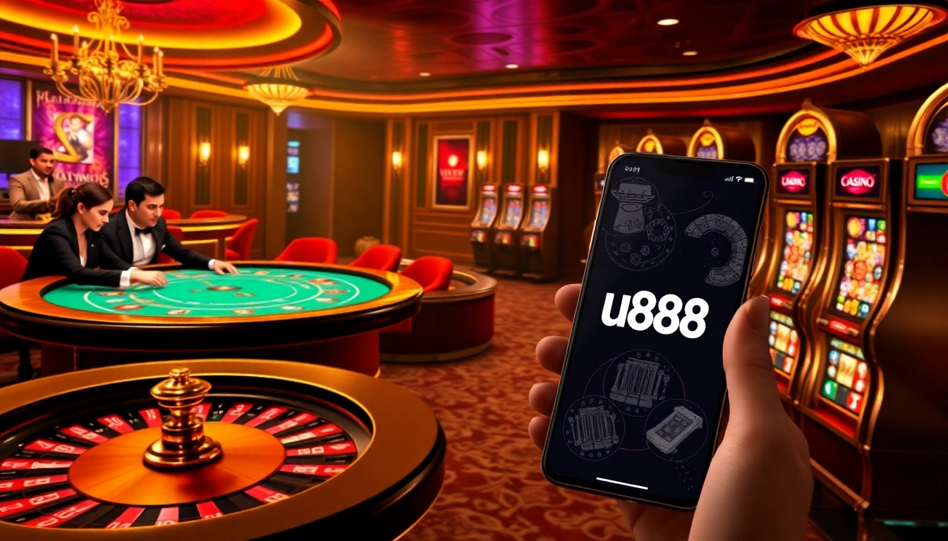 Experience high-stakes gambling action at u888 with a luxurious casino atmosphere and exciting games.