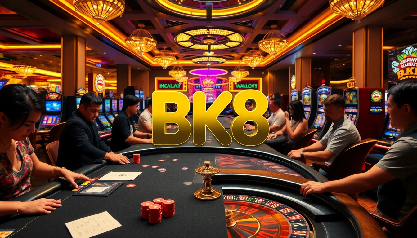 Experience the thrill of winning at BK8 with vibrant casino games and exciting atmosphere.
